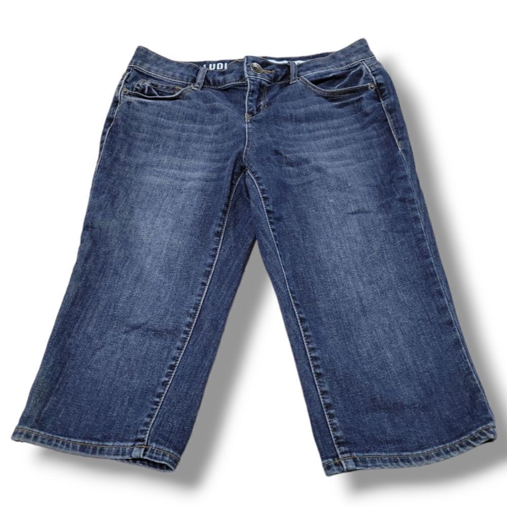 DKNY Jeans Size 4 W29"xL15.5" Women's DKNY Ludlow Jeans Capris Capri Pants Blue